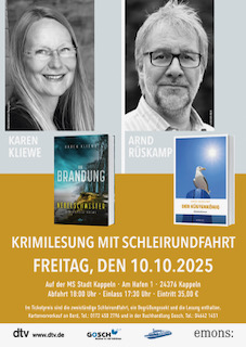 MS Kappeln Krimi Lesung mit Schleirundfahrt 10.10.2025