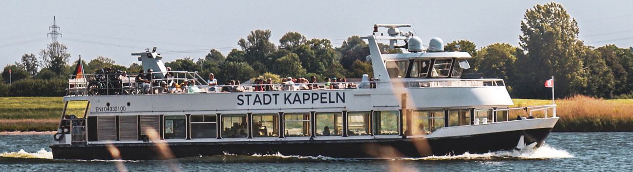 Fahrplan und Fahrtenkalender unseres Schiffs »Stadt Kappeln«