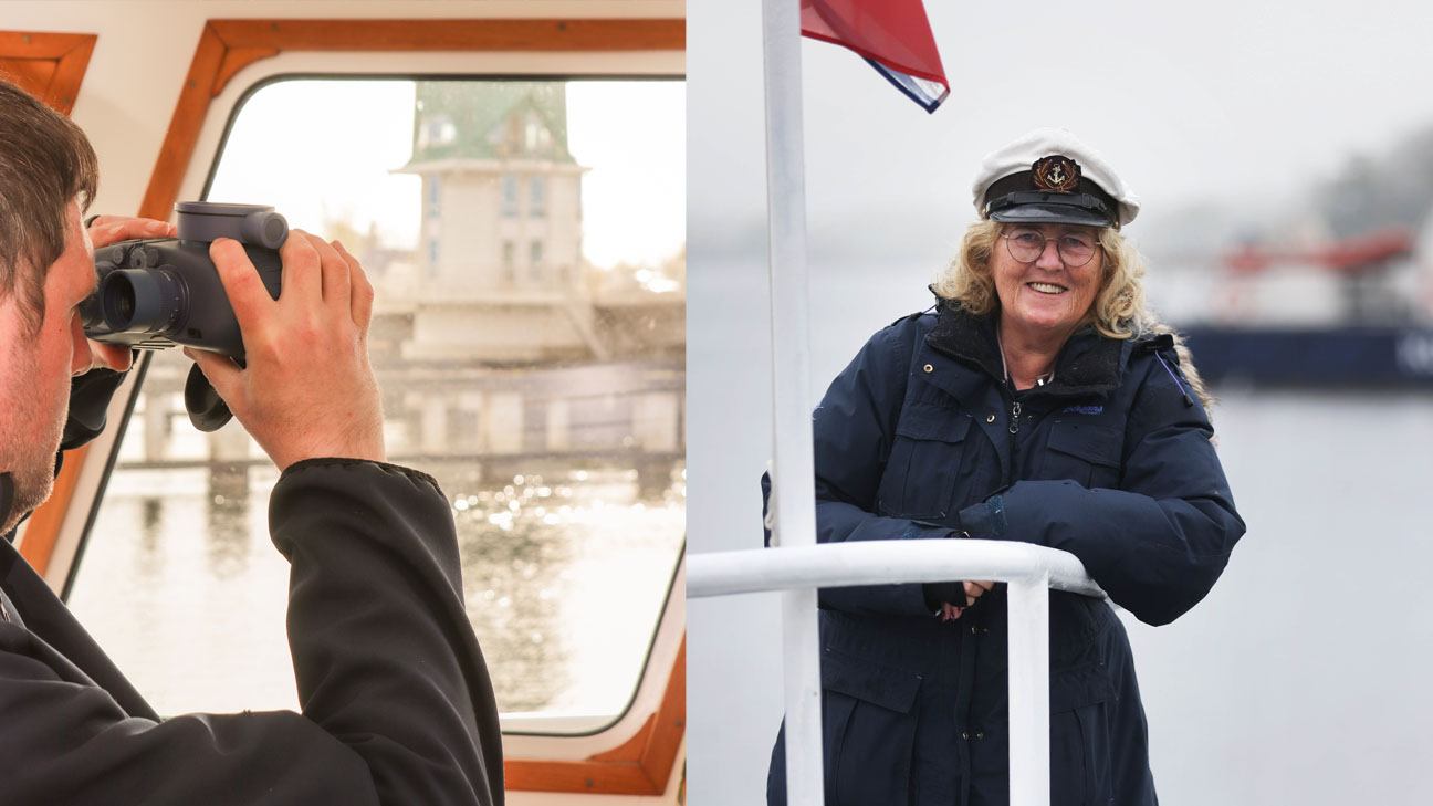Kapitänin Juliane Sebode und Mannschaft begrüßen Sie ganz herzlich an Bord unseres Schiffes MS Stadt Kappeln!